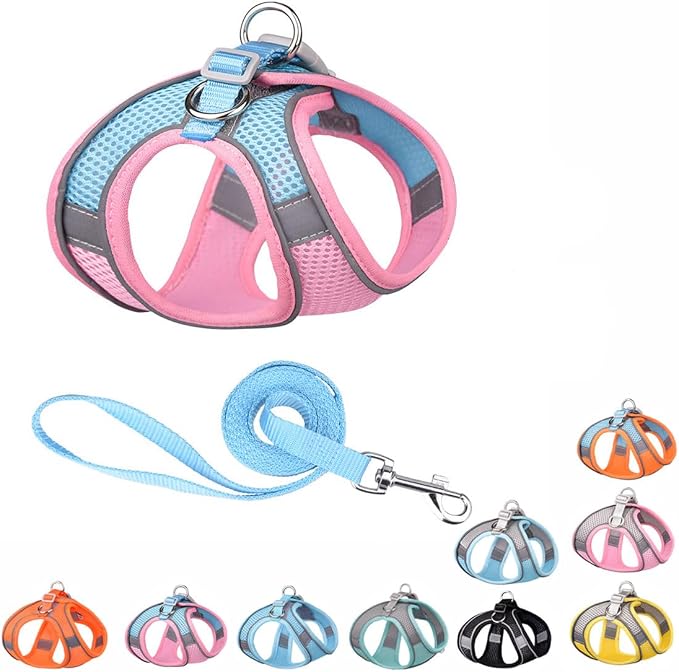 Dog Harness for Medium Dogs, No-Pull Dog Harness and Leash Set for Easy Walk by YOUALSO