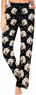 Custom Face Pajamas Pants Personalized Sleepwear Bottoms by MyPupSocks