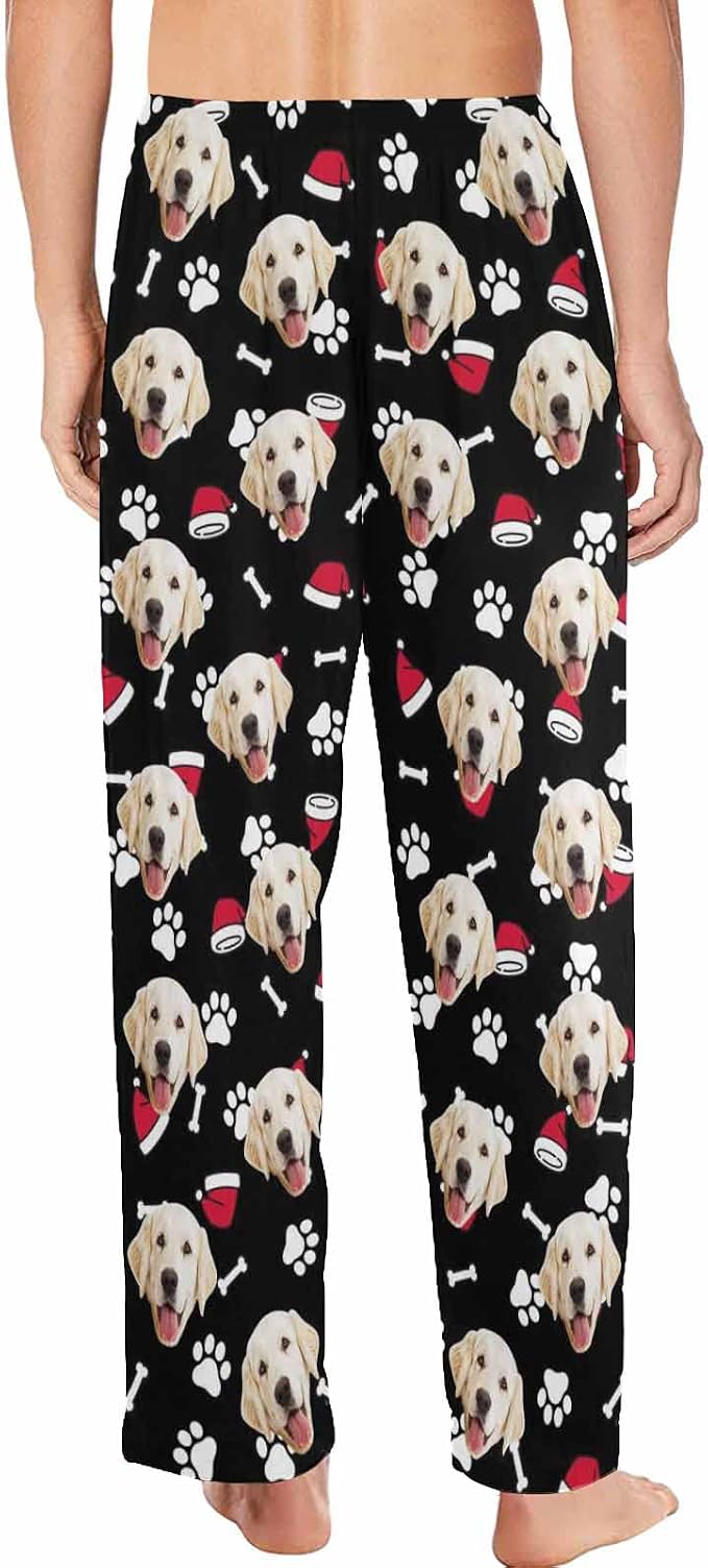 MyPupSocks Custom Pet Face Pajamas Pants Photo Pajama Bottoms - Image 2