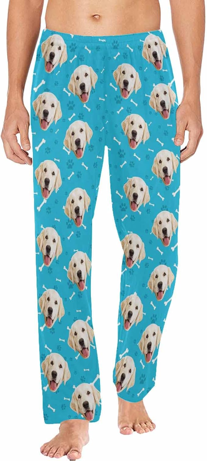 MyPupSocks Personalized Face Pajamas Pants Photo Pajama Bottoms by MyPupSocks