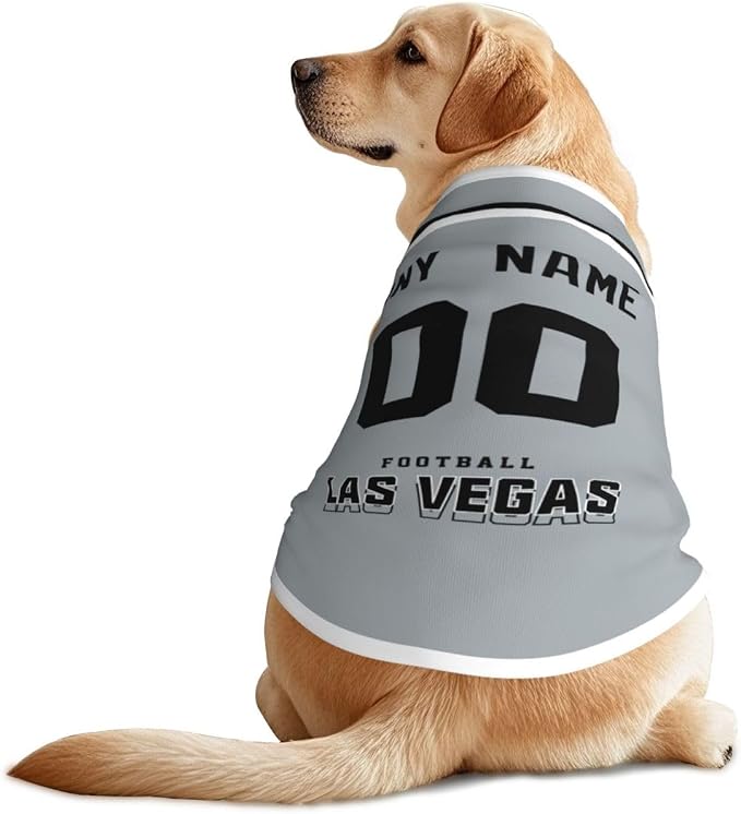 Las Vegas Custom Pet Jersey Dog Clothes Jersey Various Sizes Customized Any - Image 2