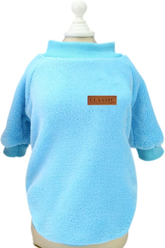 Jecikelon Pet Dog Clothes Dog Sweater Soft Thickening Warm Pup Dogs Shirt - Image 2