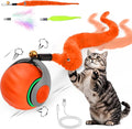 Interactive Cat Ball Toy, Self Rolling Ball by Mityrain