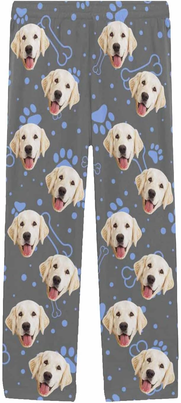 MyPupSocks Personalized Face Pajamas Pants Photo Pajama Bottoms - Image 3
