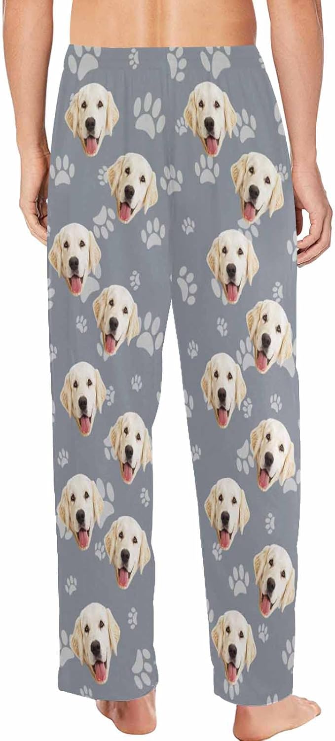 MyPupSocks Customized Face Pajamas Pants Photo Pajama Bottoms - Image 2