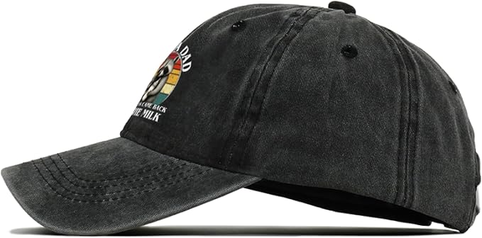 Personalized Vintage Washed Denim Dad Hat, Custom Baseball Cap - Image 3