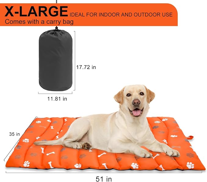 BINGPET Outdoor Travel Dog Bed for Large/Medium Dogs, Portable Waterproof - Image 6