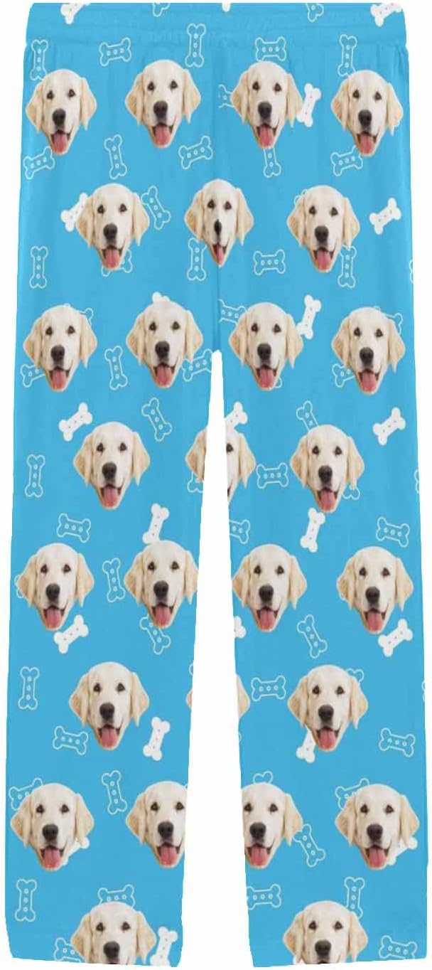 MyPupSocks Customized Face Pajamas Pants Photo Pajama Bottoms - Image 3