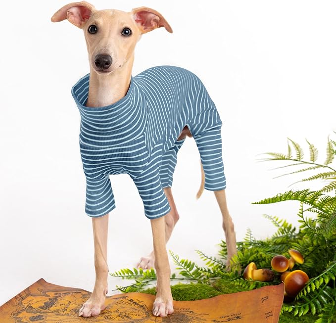 Dog Sweaters for Small Dogs Girls Boys, Striped Pet Sweaters for Fall Winter - Image 2