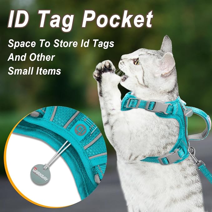 Cat Harness and Leash Set for Walking Escape Proof for Small Large cat Kitten - Image 3