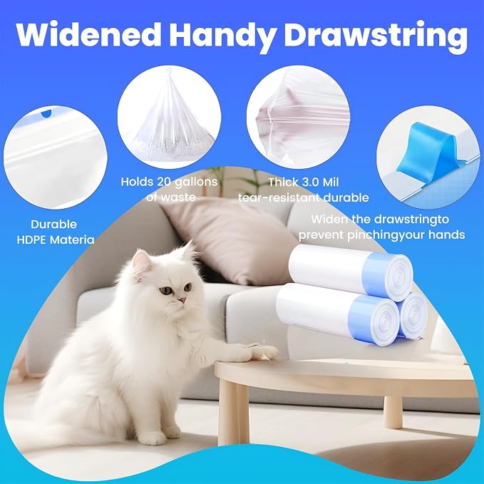 60 Pack Large litter box liners - Image 5