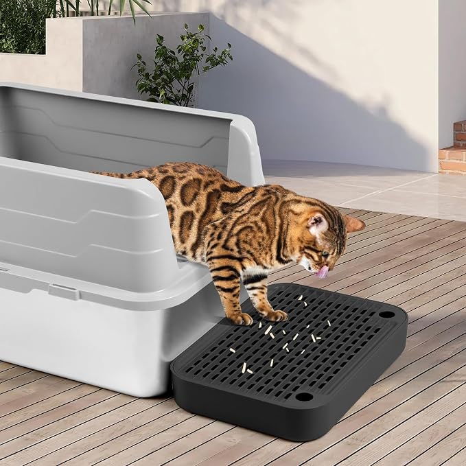 Cat Litter Box Ramp Mat with Filter Function, Cat Step Pedal Stool - Image 7