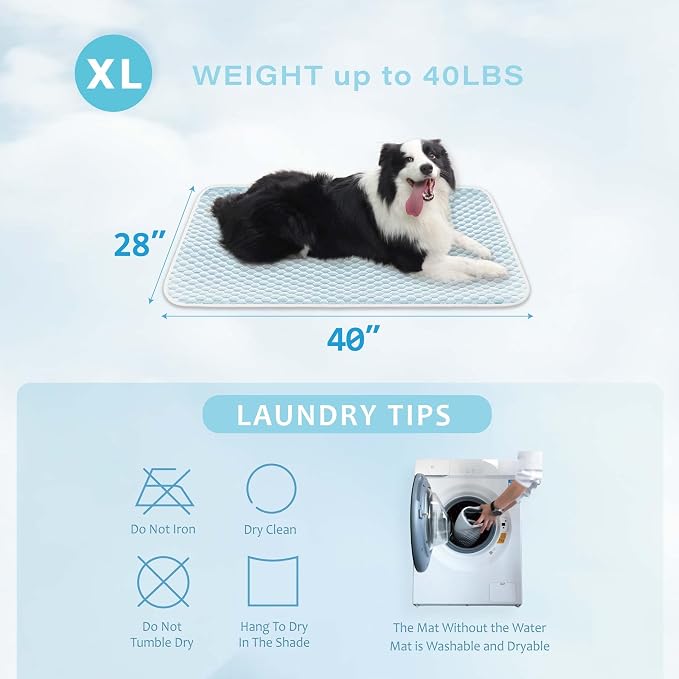 MICROCOSMOS Pet Cooling Mat & Sleeping Pad- Breathable Bubble Surface, EZ - Image 6