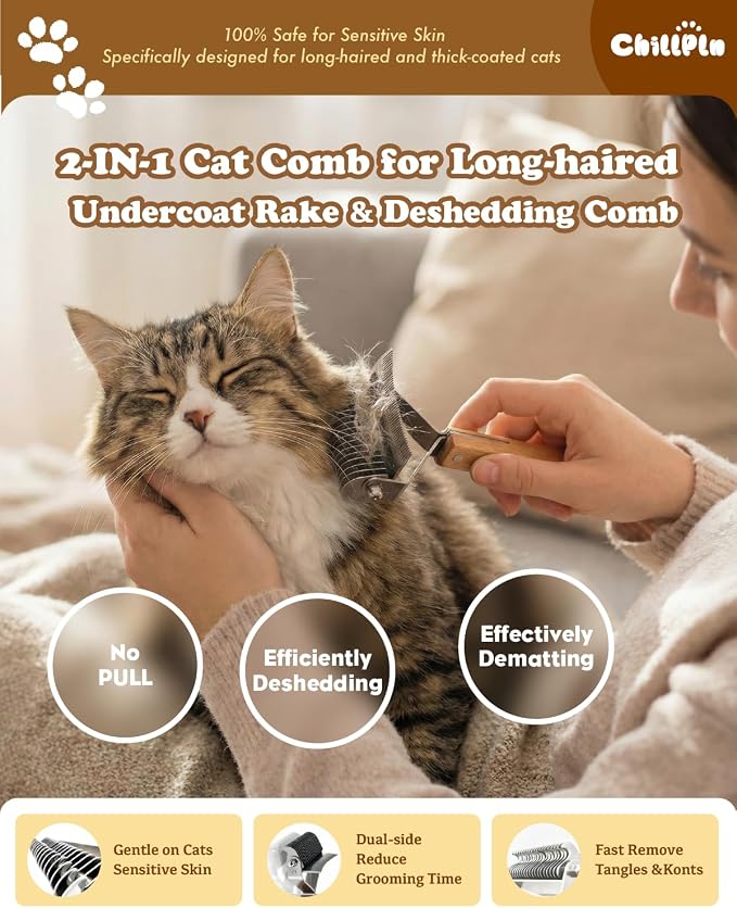 Cat Brush for Long Haired Cats - Image 2