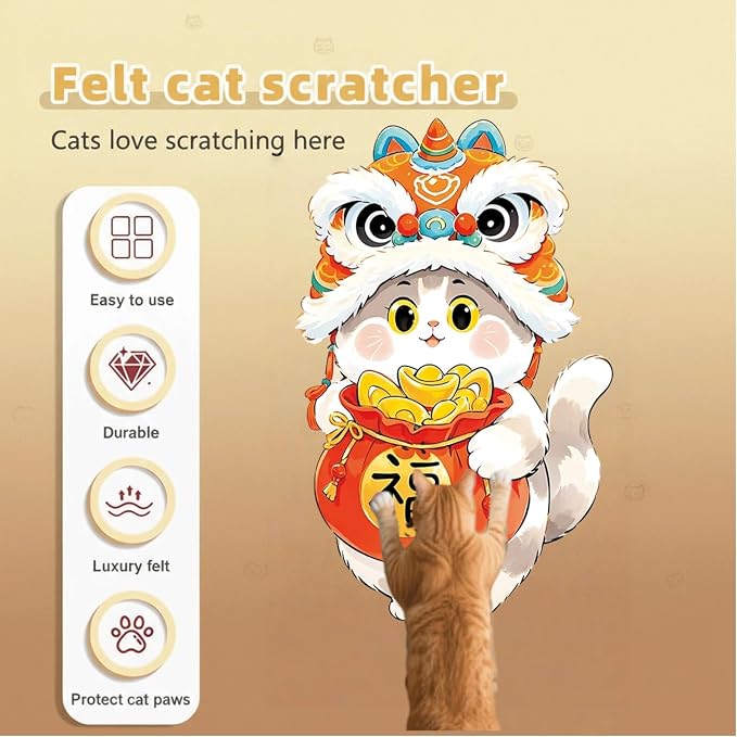 Wall Mounted Cat Scratching Pad - Image 3