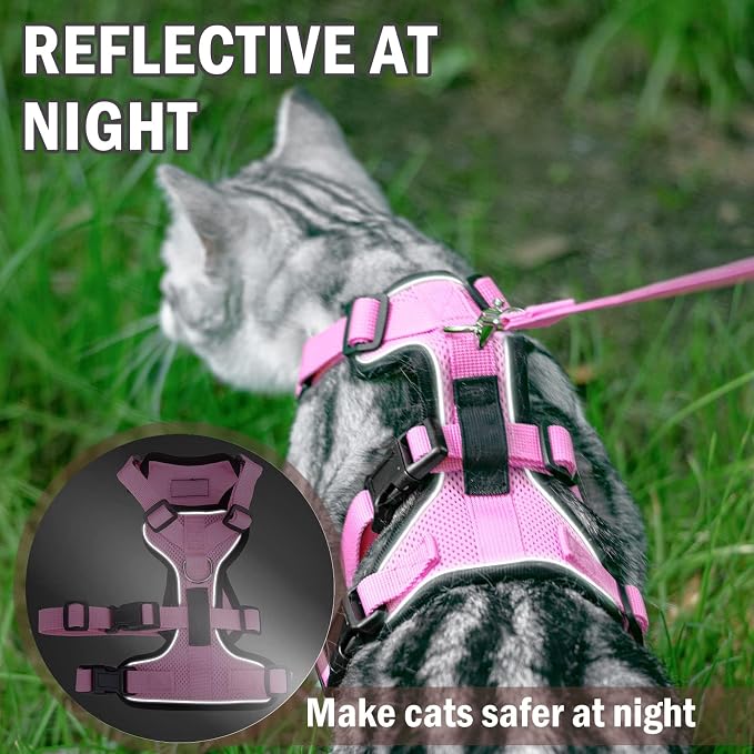 PUPTECK Cat Harness and Leash Set Escape Proof - Image 5