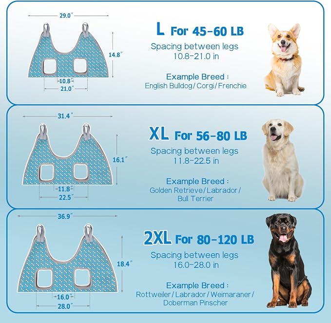 Supet Dog Grooming Hammock Harness - Image 6