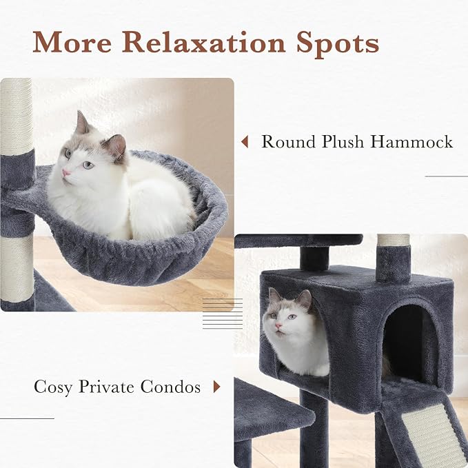 PAWZ Road Cat Tree, 60 Inches Cat Tower - Image 5