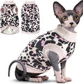 Idepet Cat Clothes Kitten Sweater Soft Kitten Shirt Cute Leopard Print Kitty by Idepet