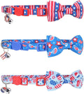 PUPTECK Independence Day Bow Tie Cat Collar by PUPTECK