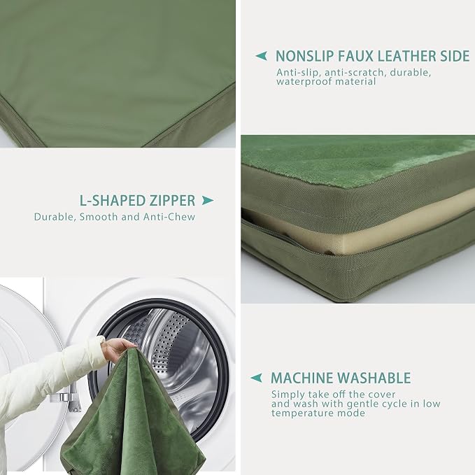 Outdoor Dog Beds Waterproof Washable, XXL Crate Pad 48 inch Extra Large Sized - Image 7