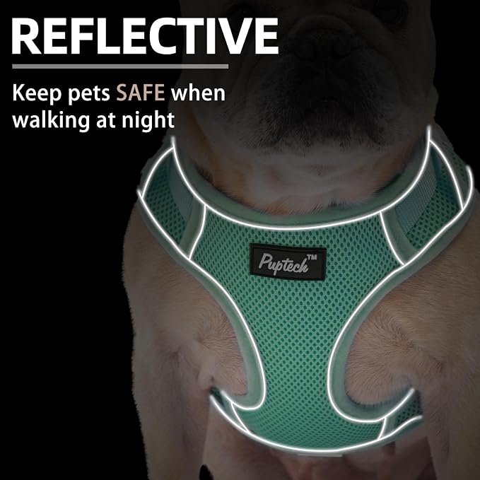 PUPTECK Small Dog Harness and Leash Set, No Pull Adjustable Puppy Cat Harness - Image 5