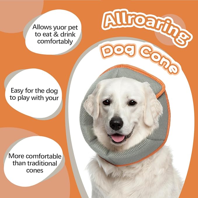 Dog Cone Collar After Surgery, Adjustable Soft Recovery Cone - Image 5