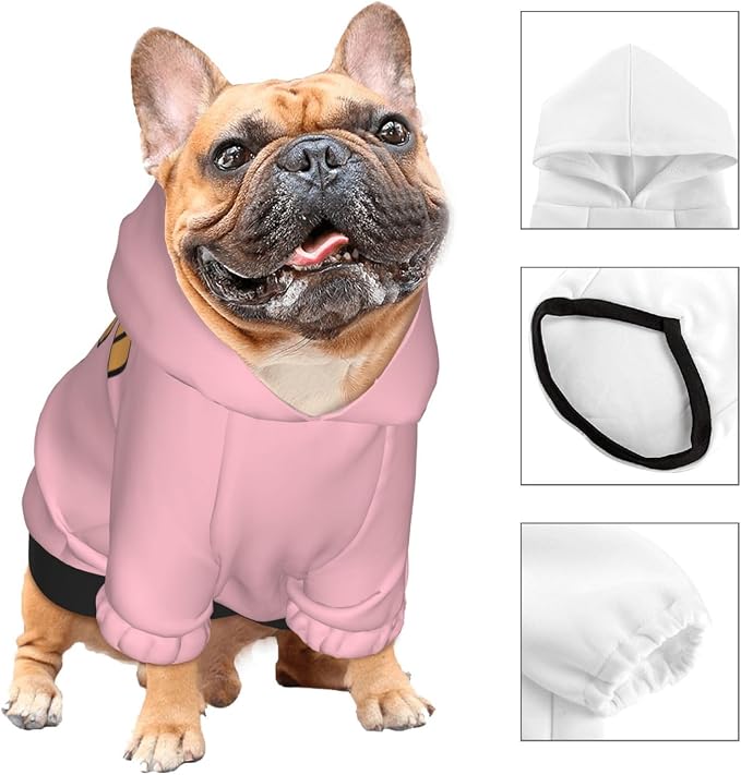 Custom Dog Hoodie for Small Medium Large Dogs Puppy Cat Costume Xmas Pajamas - Image 4