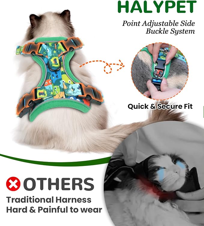 Halypet Cat Harness and Leash Set - Image 8