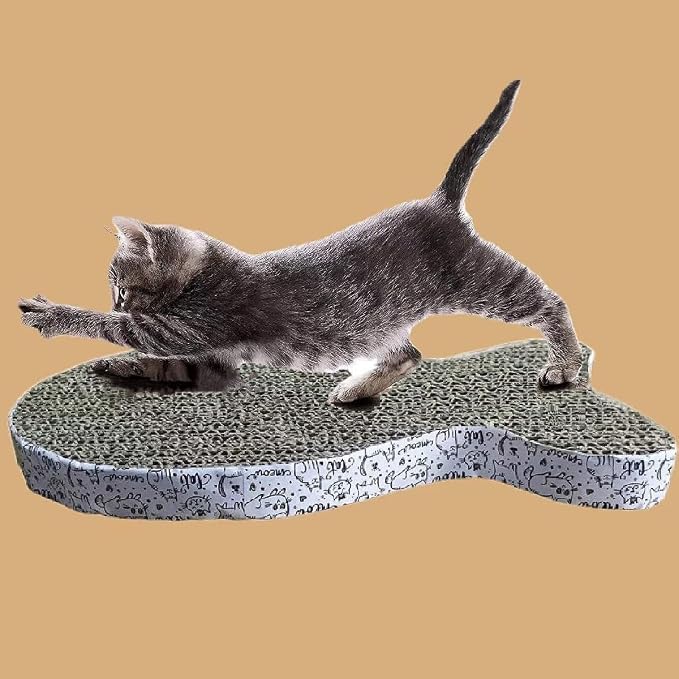 Cat Scratching Board Premium Scratch Textures Cardboard Anti-Scratch Stress - Image 7
