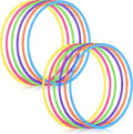 Sratte 12 Pcs Toy Hoop for Kid Detachable Adjustable Toy Hoop Colored Hoop by Sratte