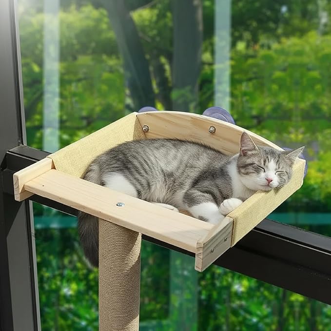 42'' Cat Tree Window Sill Perch - Image 3