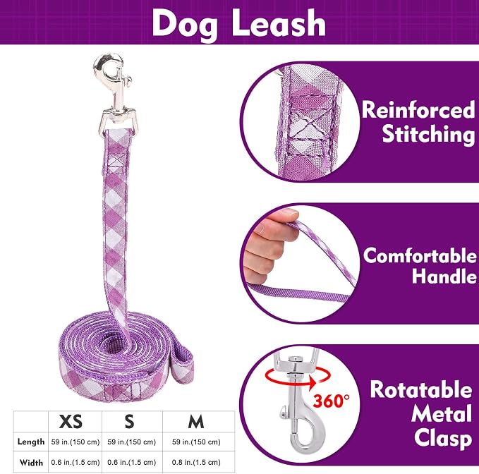 EXPAWLORER Cute Dog Harness Collar Leash Set - Image 6