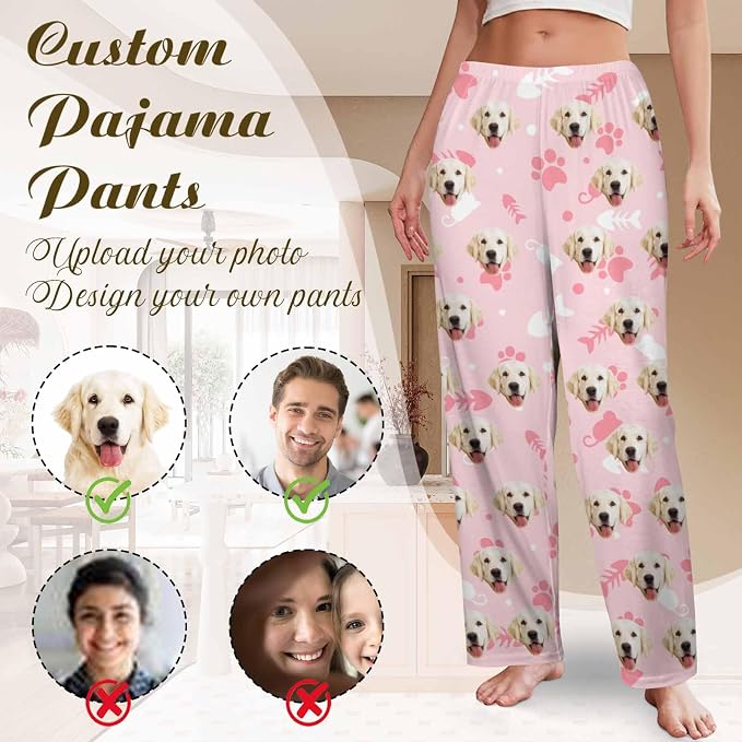 Custom Couple Pajama Pants Sock - Image 3