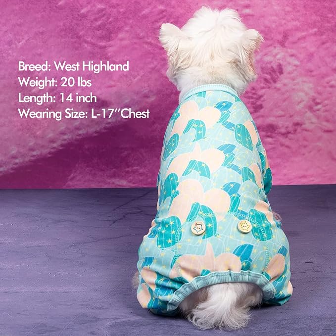 KYEESE Dog Pajamas Soft Dogs Clothes Pet Coat Velvet Dog Pajamas Small Sized - Image 4