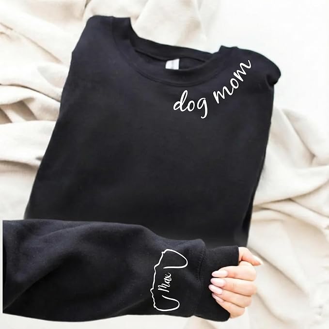 moonloom Dog Mom Sweatshirt, Animal Lover Gift, Custom crewneck - Image 5
