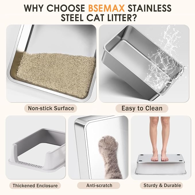 Stainless Steel Litter Box - Image 7