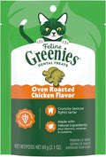 Greenies Cat Treats, Feline Veterinarian-Recommended Adult Natural Dental Cat by GREENIES