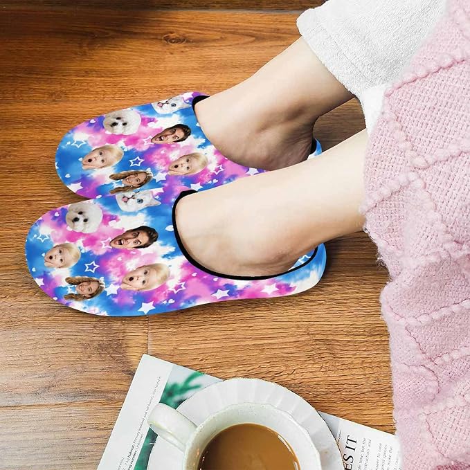 Artsadd Custom Pajamas for Women Men Family, Personalized Face Pjs Pajama Pants - Image 6