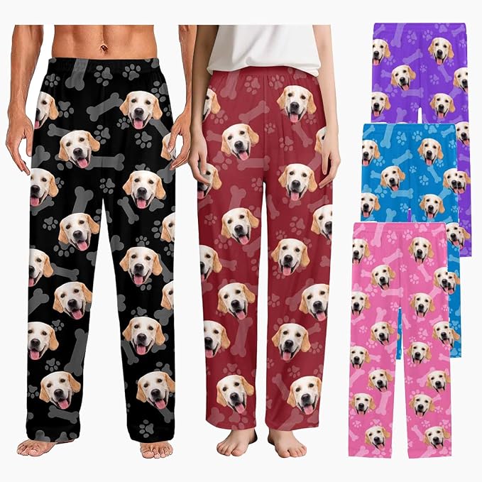 Custom Couple Pajama Pants Sock by FUNAO