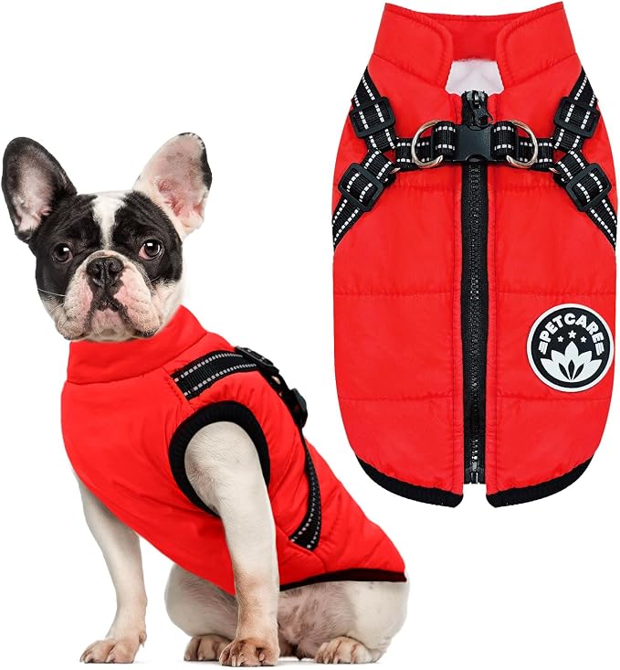 PETCARE Winter Dog Coat with Harness Built in Waterproof Dog Jackets Warm Pet - Image 8