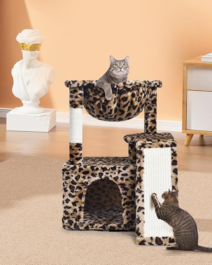 SYANDLVY Leopard Print Cat Tree - Image 7