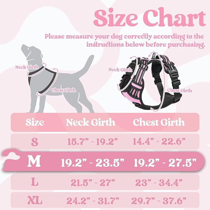rabbitgoo Dog Harness Medium Sized, No Pull Pet Harness - Image 2