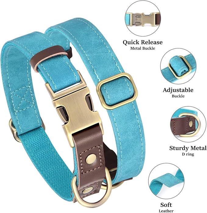 Didog Soft PU Leather Dog Collars - Image 2