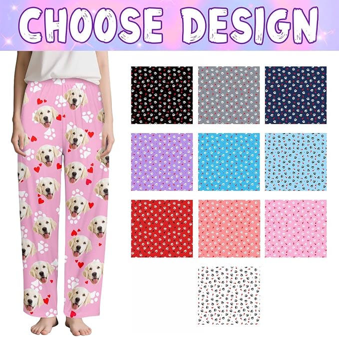 Custom Couple Pajama Pants Sock - Image 2