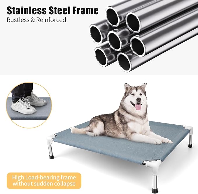 Outdoor Elevated Dog Bed, Dog Cots Beds - Image 7
