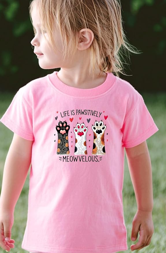 Kids Toddler Little Boys Girls T-Shirt Short Sleeve Funny Animals Graphic - Image 4