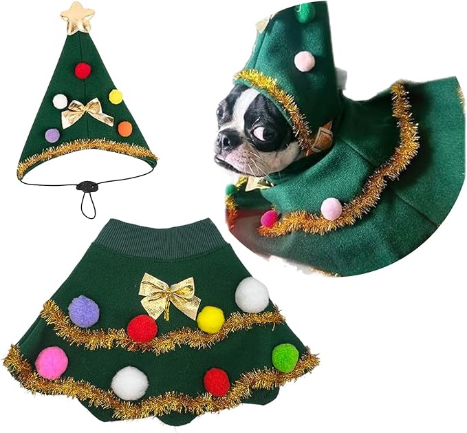 Christmas Pet Outfit，Custom Fit Holiday Clothes by dellastella