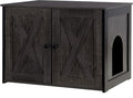 Dwanton Litter Box Enclosure, Cat Litter Box Furniture Hidden, Reversible by DWANTON