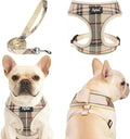 PUPTECK Soft Mesh Dog Harness Small Sized and Leash Set Pet Puppy Cat Comfort by PUPTECK